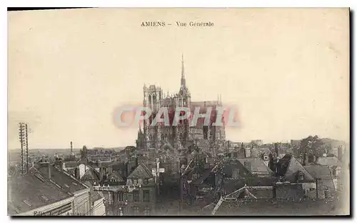 Cartes postales Amiens vue generale