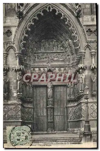 Cartes postales Amiens cathedrale Porche de la Vierge Mer