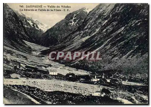 Cartes postales Dauphine Vallee du Veneon la Berarde et vallee de la Pilate