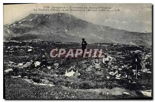 Ansichtskarte AK Dauphine environs du Bourg d'Oisans le plateau d'Huez ou de Brandes et l'Herpie