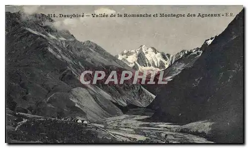 Cartes postales Dauphine vallee de la Romanche et Montagne des Agneaux