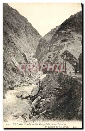 Cartes postales La Dauphine du Bourg d'Oisans au Lautaret le Torrent de l'Infernet