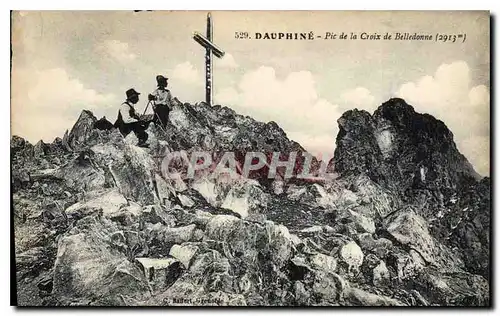 Cartes postales Dauphine Pic de la croix de Belledonne