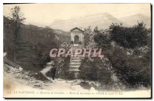 Cartes postales Le Dauphine environs de Grenoble route de Sassenage au Villard de Lans