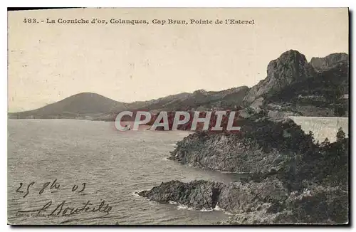 Cartes postales La Corniche d'Or Colanques Cap Brun Pointe de L'Esterel