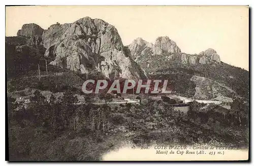 Ansichtskarte AK Cote d'Azur Corniche de L'Esterel Massif du Cap Roux