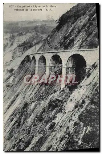 Cartes postales Dauphine Ligne de la Mure Passage de la Rivoire