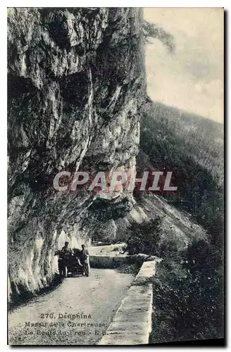 Ansichtskarte AK Dauphine Massif de la Chartreuse la route du Frou