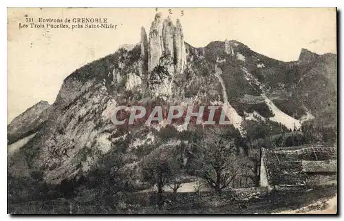 Cartes postales Environs de Grenoble les Trois Pucelles pres Saint Nizier