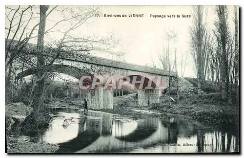 Cartes postales Environs de Vienne Paysage vers la Suze