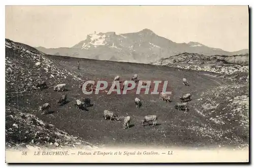 Cartes postales Le Dauphine plateau d'Emparis et le Signal du Gauleon