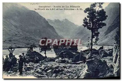 Ansichtskarte AK Dauphine route de la Berarde le Plan du Lac et les Fetoules