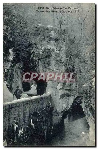 Ansichtskarte AK Dauphine le Vercors route des Grands Goulets