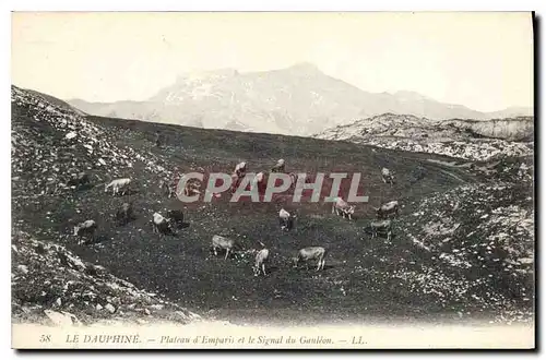 Ansichtskarte AK Le Dauphine Plateau d'Emparis et le Signal Gauleon