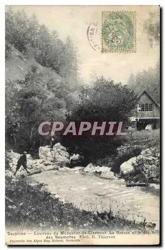 Cartes postales Dauphine environs du Monestier de Clermont la Gresse et le defile des Beaummettes