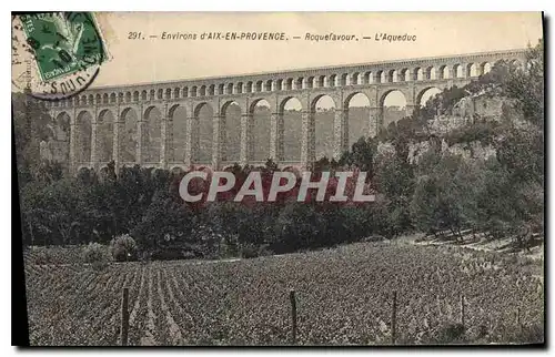 Ansichtskarte AK Environs d'Aix en Provence Roquefavour l'Aqueduc