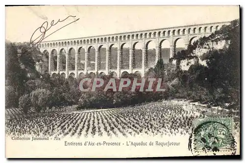 Cartes postales Environs d'Aix en provence l'Aqueduc Roquefavour