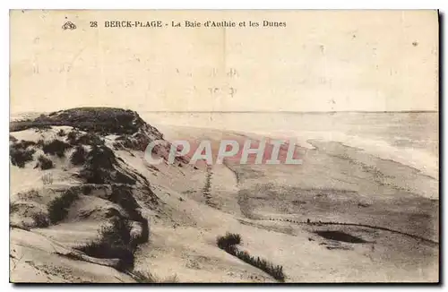 Ansichtskarte AK Berck Plage la Baie d'Authie et les Dunes