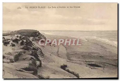 Ansichtskarte AK Berck Plage le Baie d'Authie et les Dunes