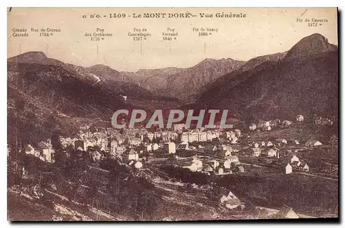 Cartes postales Le Mont Dore vue generale