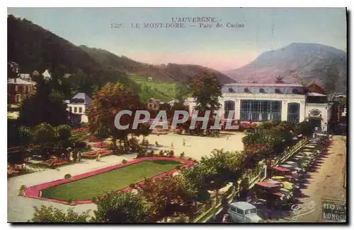 Ansichtskarte AK L'Auvergne Le Mont Dore Parc du Casino