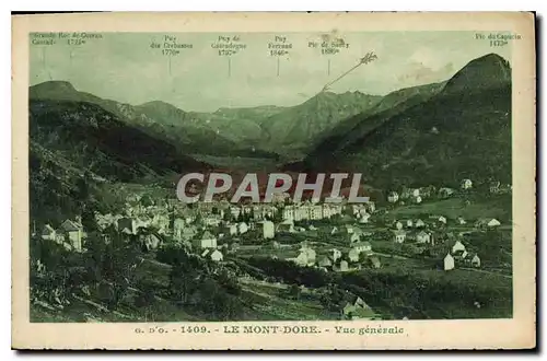 Cartes postales Le Mont Dore vue generale