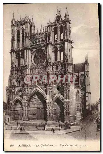 Cartes postales Amiens la cathedrale