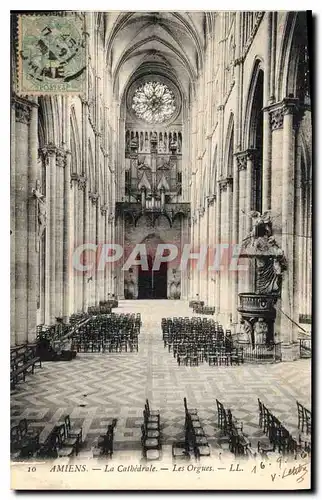 Ansichtskarte AK Amiens la cathedrale les Orgues