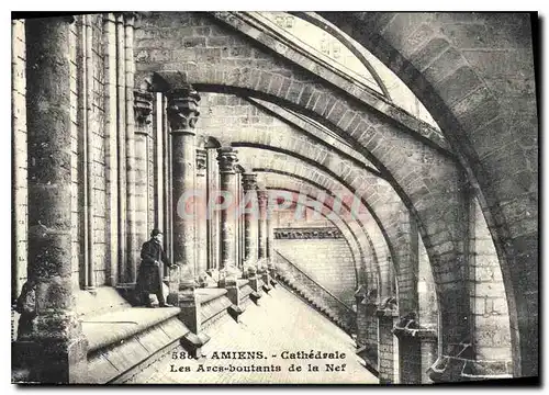 Cartes postales Amiens Cathedrales les Arcs Boutants de la Nef