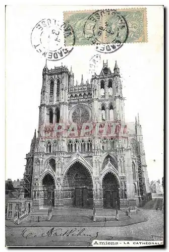 Cartes postales Amiens la cathedrale