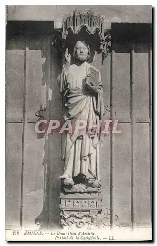 Ansichtskarte AK Amiens le Beau Dieu d'Amiens portail de la cathedrale