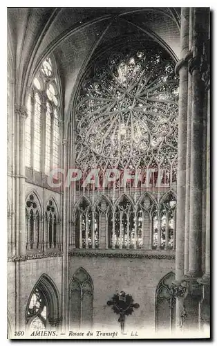 Cartes postales Amiens Rosace du Transept