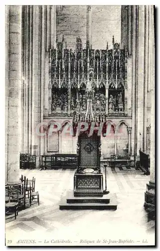 Cartes postales Amiens la cathedrale Reliques de St Jean Baptiste