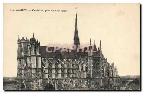 Cartes postales Amiens Cathedrale Prise du Louvencourt