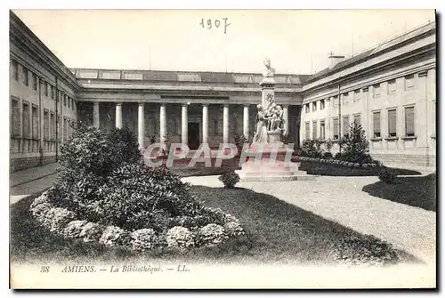 Ansichtskarte AK Amiens la Bibliotheque