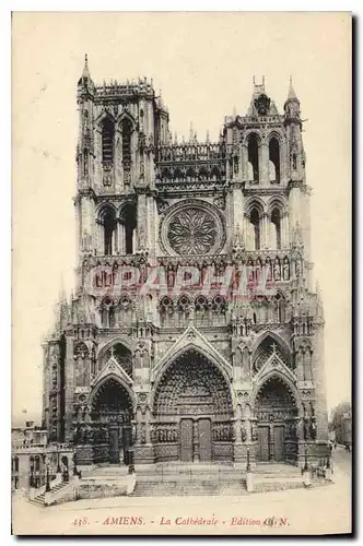 Cartes postales Amiens la cathedrale