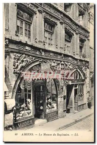 Cartes postales Amiens la maison du Sagittaire