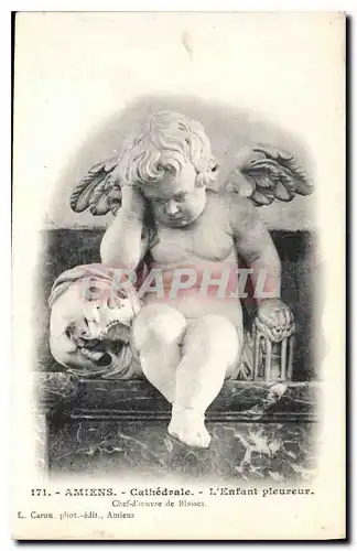 Cartes postales Amiens Cathedrale l'enfant Pleureur