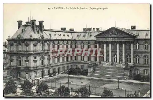 Ansichtskarte AK Amiens le palais de justice facade principale