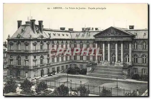 Cartes postales Amiens le palais de justice facade principale