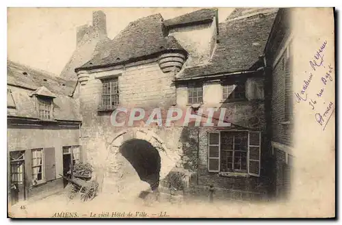 Cartes postales Amiens le Vieil hotel de ville