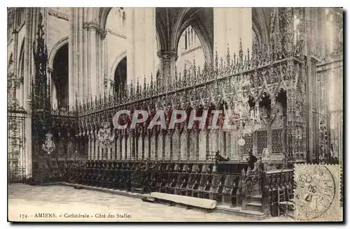 Cartes postales Amiens Cathedrale cote des Stalles