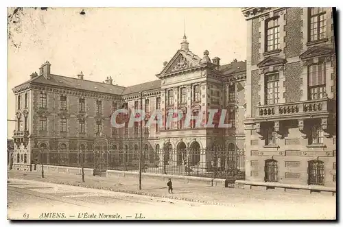 Cartes postales Amiens l'ecole Normale