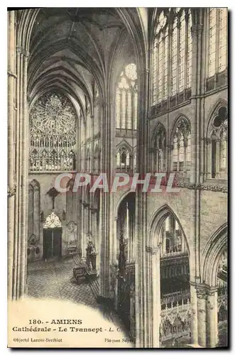 Ansichtskarte AK Amiens cathedrale le Transept