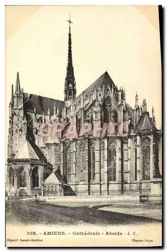 Cartes postales Amiens cathedrale Abside