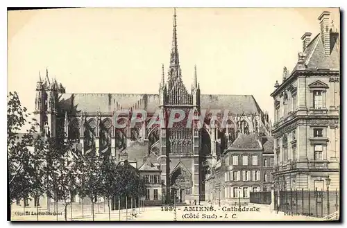 Cartes postales Amiens cathedrale Cote Sud