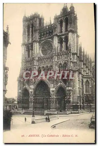 Cartes postales Amiens la cathedrale