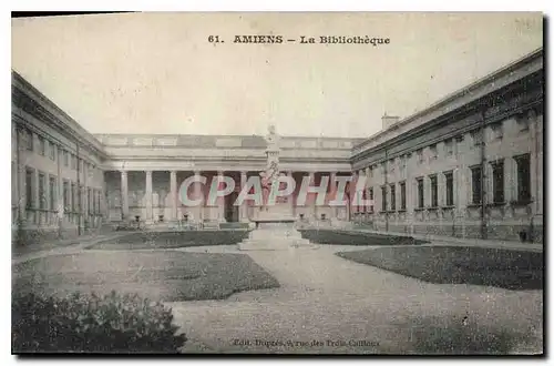 Ansichtskarte AK Amiens La Bibliotheque