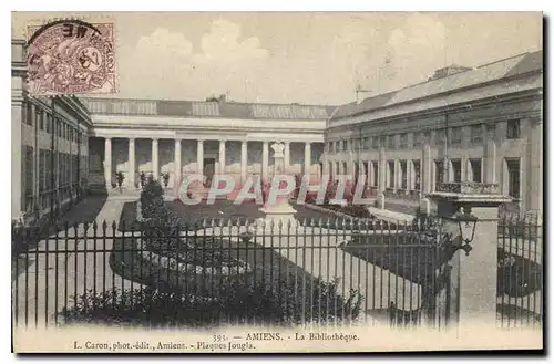 Cartes postales  Amiens La Bibliotheque