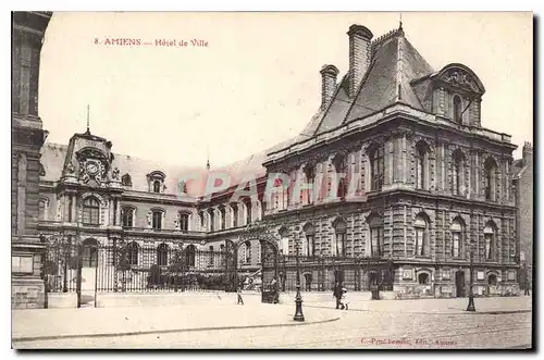 Cartes postales Amiens Hotel de Ville